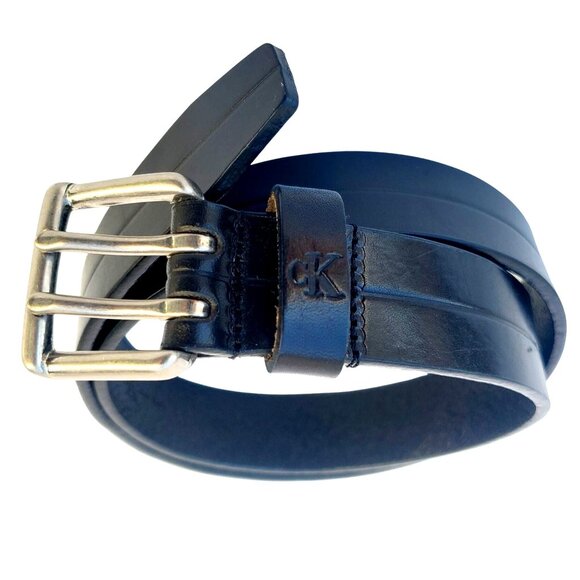 calvin klein leather belt mens
